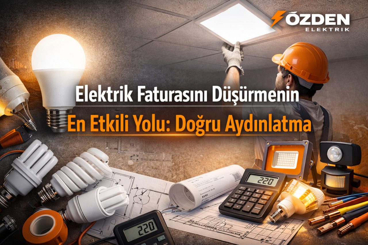 Elektrik Faturasını Düşürmenin En Etkili Yolu: Doğru Aydınlatma