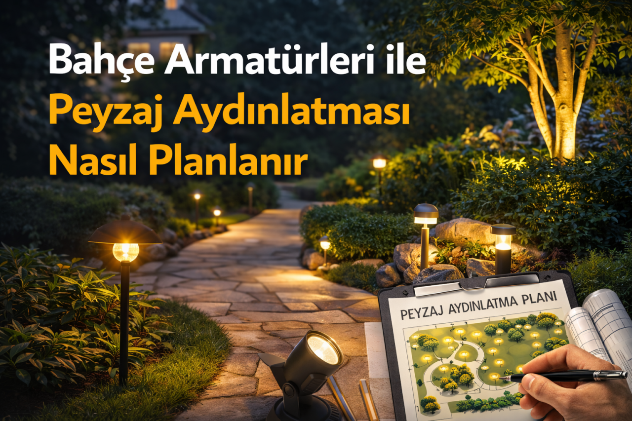 Bahçe Armatürleri ile Peyzaj Aydınlatması Nasıl Planlanır
