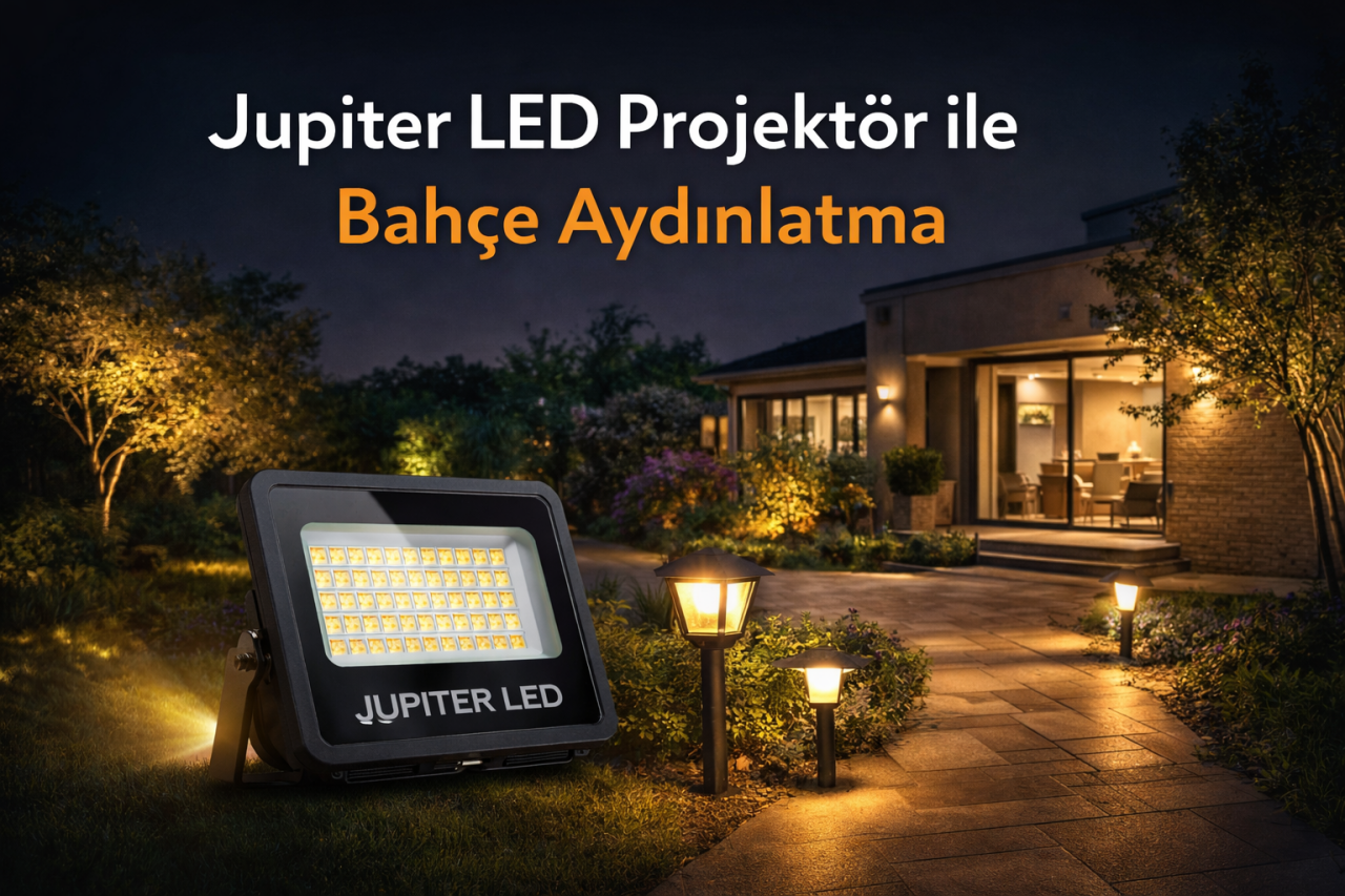 Jupiter LED Projektör ile Güçlü Aydınlatma ve Bahçe Aydınlatma Ürünleri Kullanımı