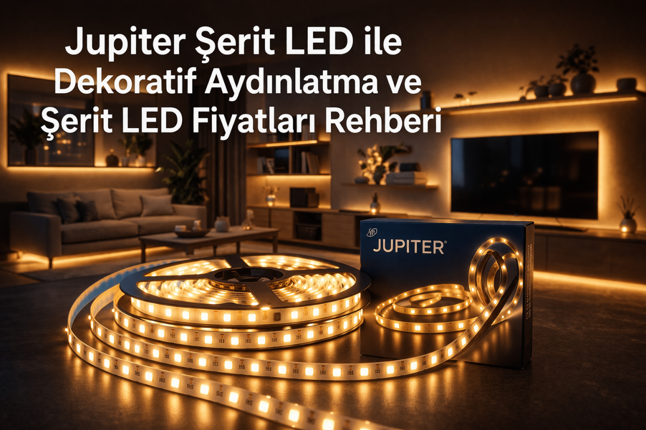 Jupiter Şerit LED ile Dekoratif Aydınlatma