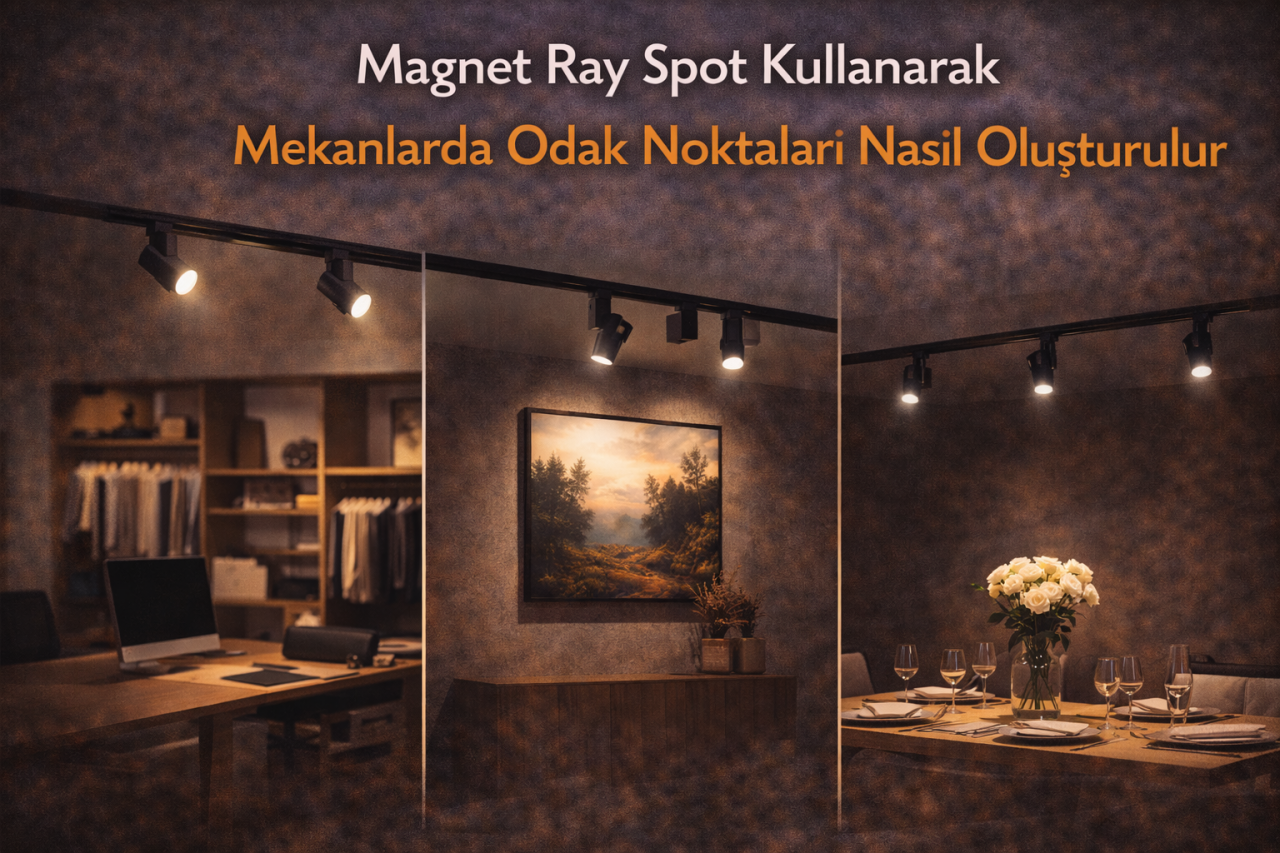 Magnet Ray Spot Kullanarak Mekanlarda Odak Noktaları Nasıl Oluşturulur