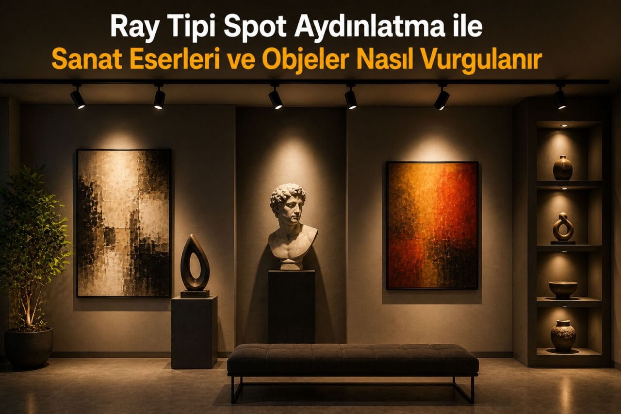 Ray Tipi Spot Aydınlatma ile Sanat Eserleri ve Objeler Nasıl Vurgulanır