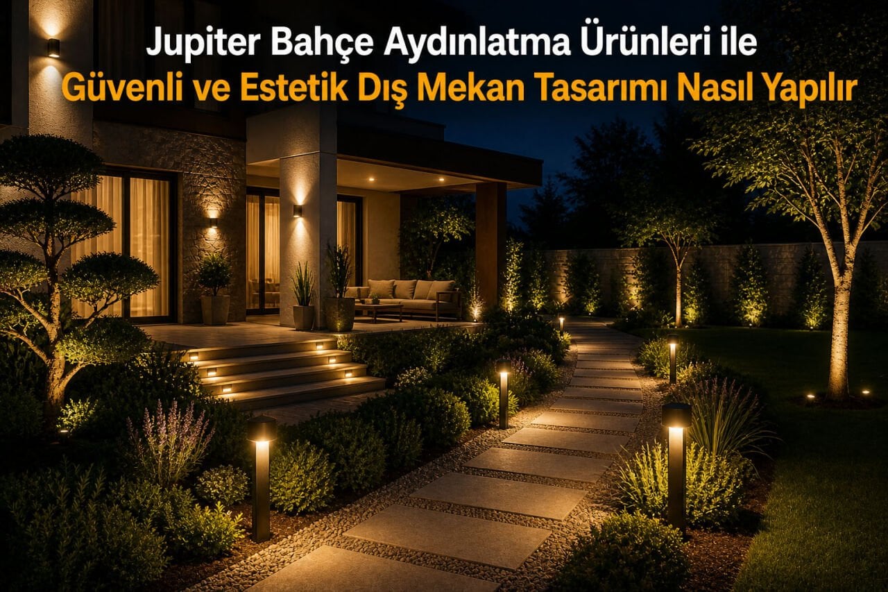 Jupiter Bahçe Aydınlatma Ürünleri ile Güvenli ve Estetik Dış Mekan Tasarımı Nasıl Yapılır