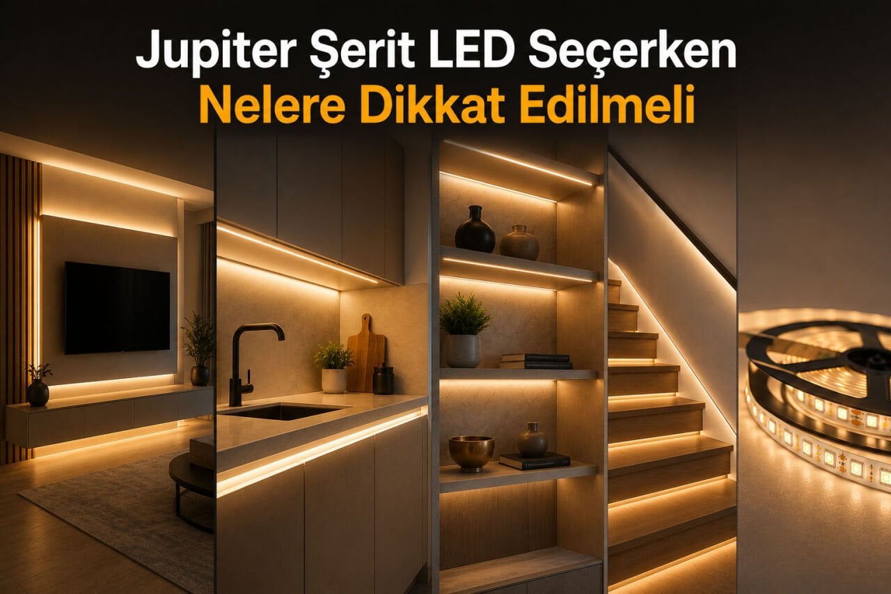 Jupiter Şerit LED Seçerken Nelere Dikkat Edilmeli