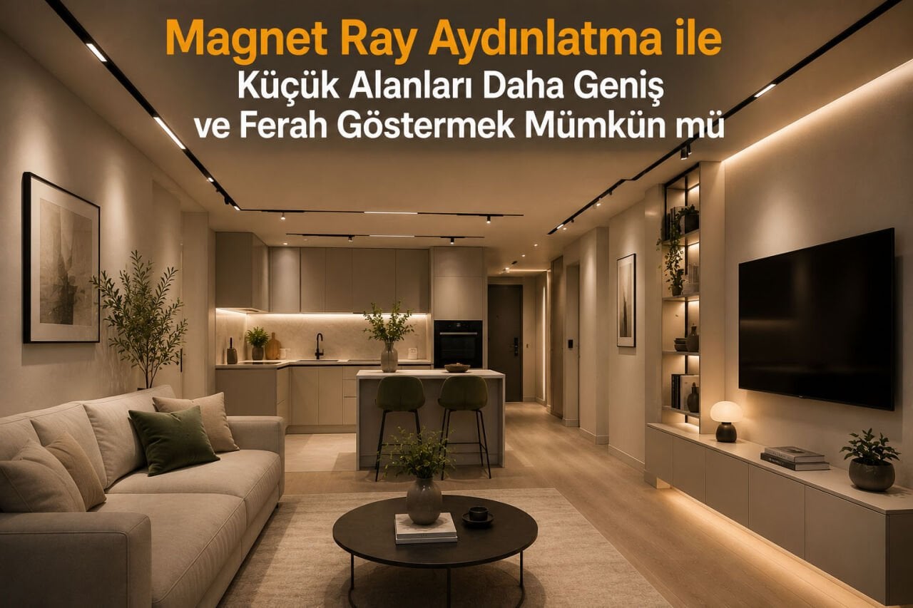 Magnet Ray Aydınlatma ile Küçük Alanları Daha Geniş ve Ferah Göstermek Mümkün mü