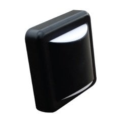 Ack 4W Led Duvar Apliği Siyah 3000K Ip44