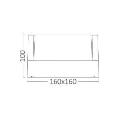Braytron Walls- G1 15W 3CCT Gri Duvar Armatür