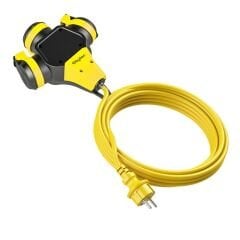 Bylion 5M 3X2,5 mm TTR Sarı Kablo Kapaklı