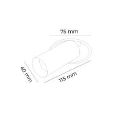 MOL5001-T PRİZMA SERİSİ 8 WATT TRİMLESS SPOT