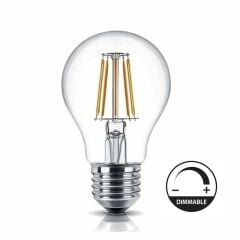 Ecolıte Led Dımmable Fılament A60 7,5W Ampul 220V Şeffaf Cam 1055 Lümen 15.000 Saat Ömür