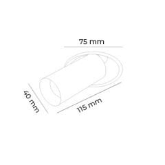MOL5002 PRİZMA SERİSİ 8 WATT SIVA ALTI LED SPOT