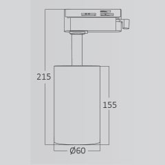 Braytron-Shoplıne-Pb-15W-Cob-Siyah-4000K
