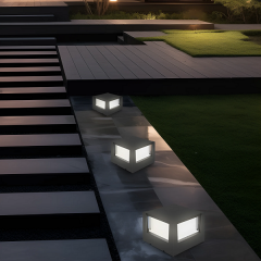 Braytron Walls 15W 3CCT Siyah Kare Ledli Bahçe Armatür