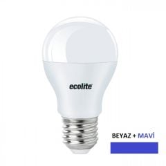 Ecolıte Led Color Swıtch A60 Ampul : 220V - 9W (810 Lümen) + 2W (Blue) 25.000 Saat Ömür
