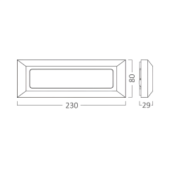Braytron Vekta-B 3W 3CCT Gri Ledli Duvar Armatür