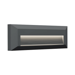 Braytron Vekta-B 3W 3CCT Gri Ledli Duvar Armatür