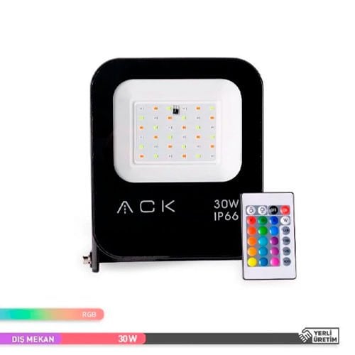 ACK 30W RGB IP66 LED PROJEKTÖR
