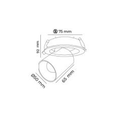 MOL5010 LİFT SERİSİ SIVA ALTI YUVARLAK LED SPOT