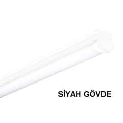Lamptıme Led Etanj Armatür Alm. Siyah Gövde 54W 120Cm Ip65 3000K Sarı Işık