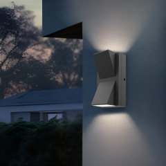 Braytron Vekta C-WL2 BLC 2x6W 3CCT Gri Duvar Armatür