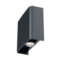 Braytron Vector 2X1W 3CCT GRI IP65 Ledli Duvar Armatür