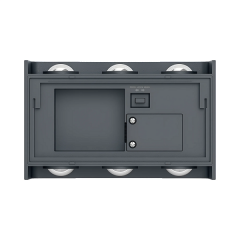 Braytron Vector 6X1W 3CCT GRI IP65 Ledli Duvar Armatür