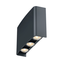 Braytron Vector 6X1W 3CCT GRI IP65 Ledli Duvar Armatür