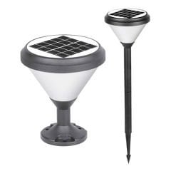 ACK 6500K 18650 Lİ-İON 3,2V 3000 MAH X1 20W/H  - 400LM OPAK CAM HAREKETLİ SOLAR PANEL 20 LED ÇİPLİ