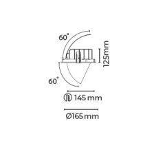 MOL2072 DELİK ÇAPI 14,5 CM LED SALYANGOZ SPOT