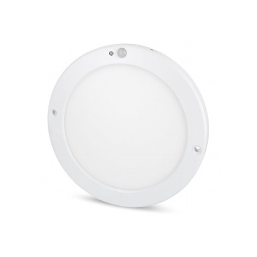 K2 20W 2100 LÜMEN SİYAH GÖVDE SENSÖRLÜ YUVARLAK SIVA ÜSTÜ ARMATÜR