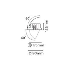 MOL2071 DELİK ÇAPI 17,5 CM LED SALYANGOZ SPOT