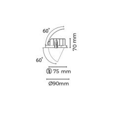 MOL2068 DELİK ÇAPI 7,5 CM LED SALYANGOZ SPOT