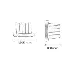 MOL111 VELLA SERİSİ AR111 ÇIKINTILI LED SPOT