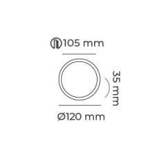 MOL601 12 WATT SIVA ALTI LED BACKLİGHT