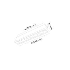 MOL4085 30 WATT SIVA ALTI KOREL SERİSİ LED SPOT MERCEKLİ