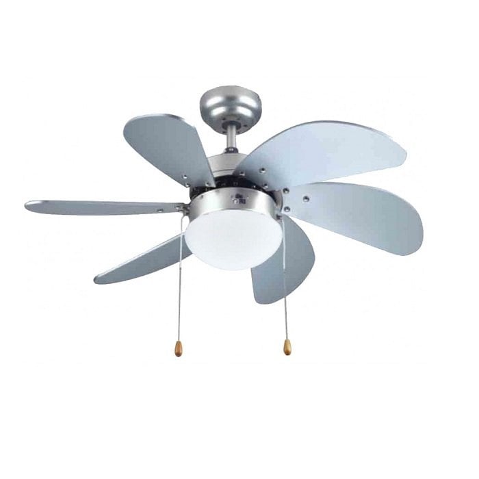 K2 60W E27 Duy 30''Sılver Tavan Vantilatörü