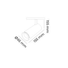 MOL2330 30 WATT LEDLİ RAY SPOT IŞIK AÇISI AYARLANABİLİR