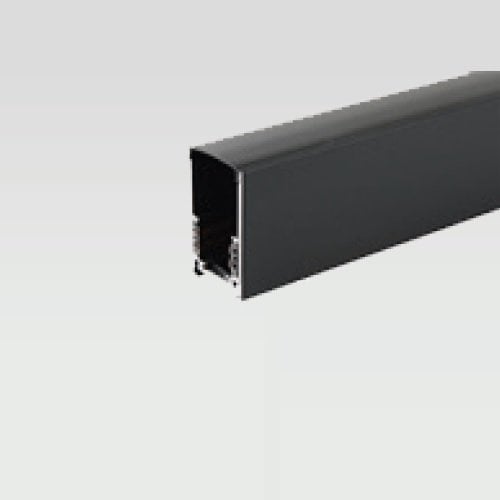 K2 1 Metre %100 Bakır Sıvaüstü Siyah Renk Magnet Ray