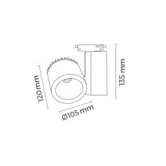 MOL2028 40 WATT LEDLİ RAY SPOT