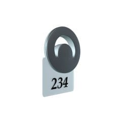 ACK 12W IP54 3000K 200MM ALÜMİNİUM+PLEKSİ GLASS KAPI NUMARATÖRÜ