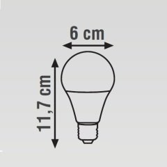 K2 8W E27 Led Ampul
