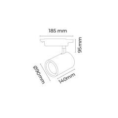 MOL2050 30 WATT LEDLİ RAY SPOT