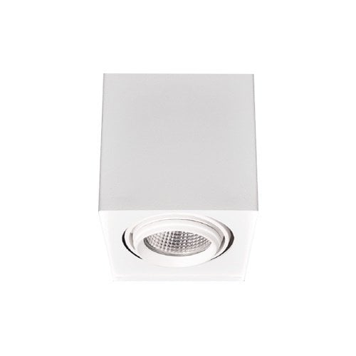 Lamptıme Sıva Üstü Cob Downlıght 1*8W 4000K Tekli Kare Beyaz Gövde