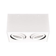 Lamptıme Sıva Üstü Cob Downlıght 2*8W 4000K İkili Kare Beyaz Gövde