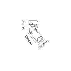 MOL035 GOLD GU10 DUYLU RAY SPOT