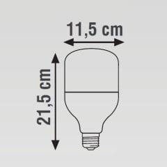 K2 40W E27 Led T Ampul Dob