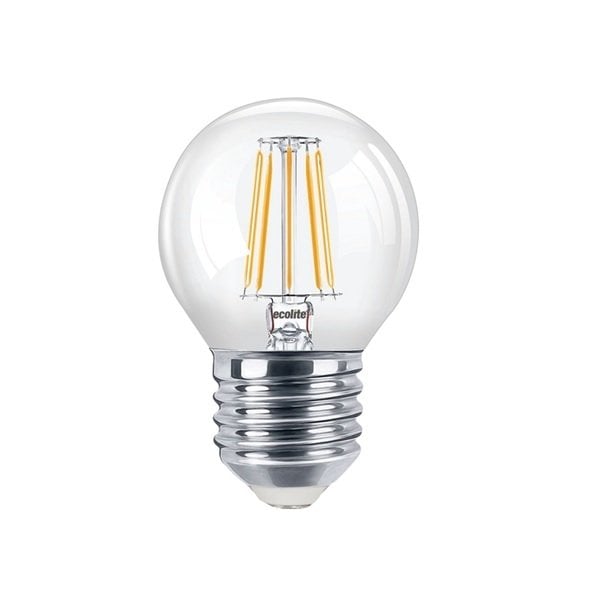 Ecolıte Vıntage Classıc 4W Led Vıntage Şeffaf Top G45 Ampul 470 Lümen 25.000 H 6500K Beyaz Işık