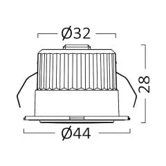 Braytron Minispot-A 3w 3cct 3 Kapaklı Ledli Dowlıght