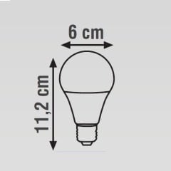 K2 5W E27 Led Renkli Ampul