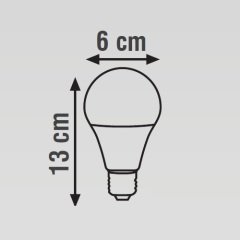 K2 7W E27 Ledli Radar Sensörlü Ampul
